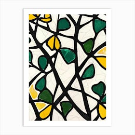 Stained Glass Painting 1 Art Print