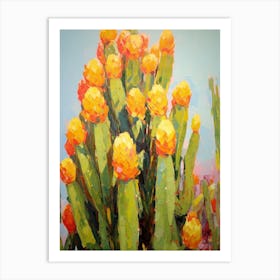 Cactus Painting Nopal Cactus 2 Art Print