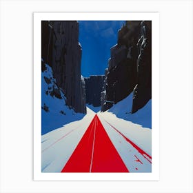 Red Road Art Print