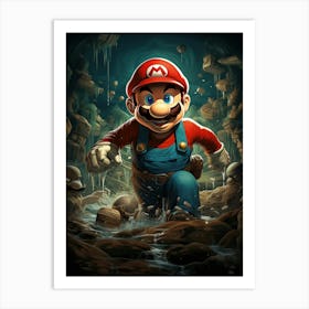 Mario Bros 52 Art Print