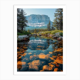 Rocky Mountain Lake 2 Art Print