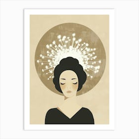 Zen Woman Art Print