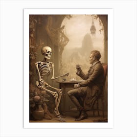 Frank Naipauls Skeletons Is One Of My Favorite Works 3 Art Print