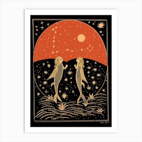 Zodiac - Pisces Art Print