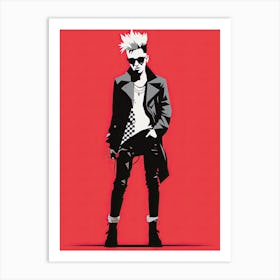 Punk Evolution Unleashed Art Print