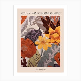 Fall Botanicals Lisianthus 1 Poster Art Print