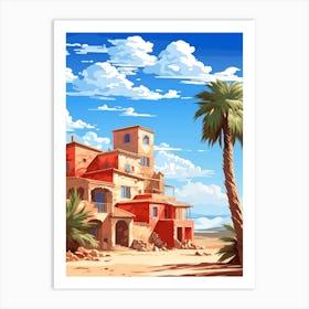 Desert House In The Desert Art Print