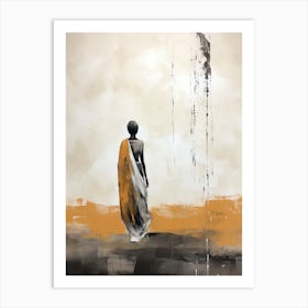 African Woman, Boho Art Style Art Print