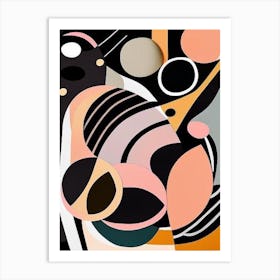 Black Hole Musted Pastels Space Art Print