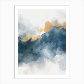 Abstract Watercolor Painting 59 Art Print