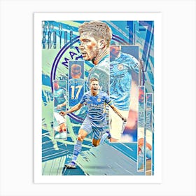 Kevin De Bruyne 4 Art Print