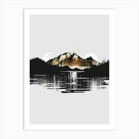 Mountain Canvas Print 2 Art Print