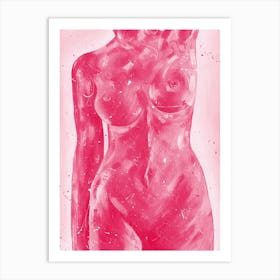 Pink Ivy Art Print