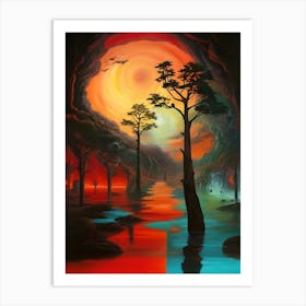 Ethereal Landscape Art Print