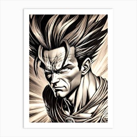 Dragon Ball Z 6 Art Print