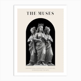 The Muses, Greek Mythology Poster Art Print