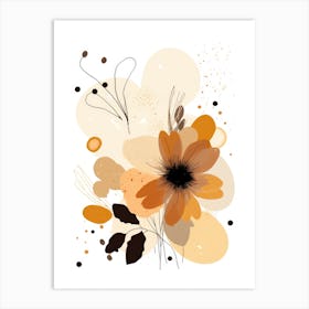 Abstract Flower Art Print