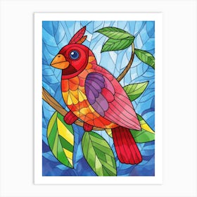 Cardinal Bird 2 Art Print