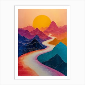 'Sunrise' 96 Art Print