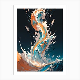 Water Splash 2 Art Print