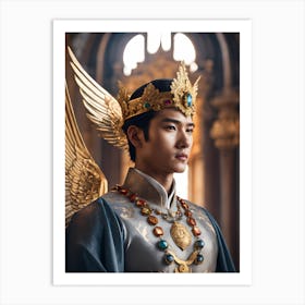 Handsome Asian God #2 Art Print