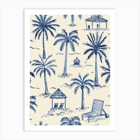 Palm Trees 17 Art Print