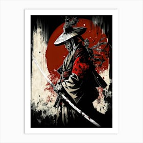 Samurai Warrior 13 Art Print