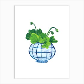Geranium Plant Art Print