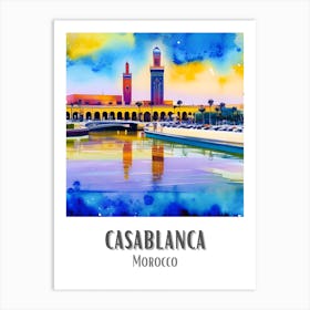 Casablanca Morocco 2 Art Print