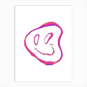 Smiley Face Art Print