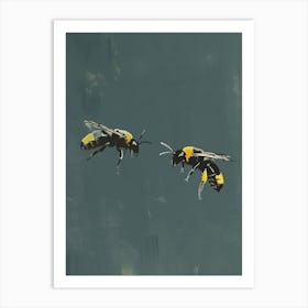 Cuckoo Bee Storybook Illustration 1 Art Print