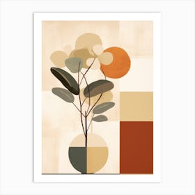 Abstract Plant Canvas Print Art Print