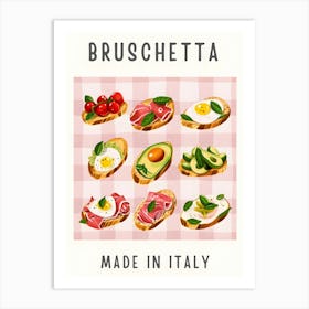 Bruschetta Made In Italy 1 Art Print