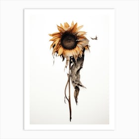 Dead Sunflower 2 Art Print