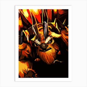 Dota 2 5 Art Print