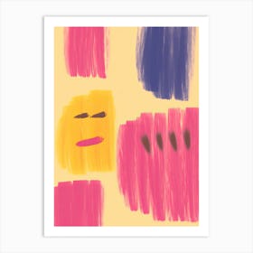Happy Everything Abstract 5 Art Print