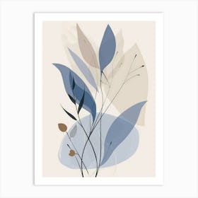 Abstract Leaves 38 Art Print