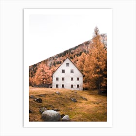 Old Barn In The Mountains Art Print