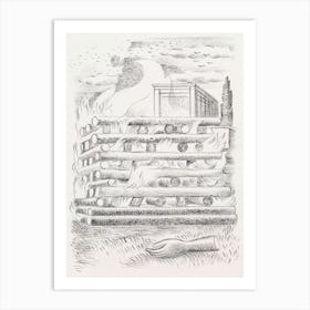 Design For Urne Buriall–Funeral Pyre (1932), Paul Nash Art Print