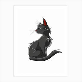 Black Cat 41 Art Print