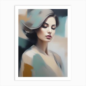 Portrait Of A Woman 3 Art Print