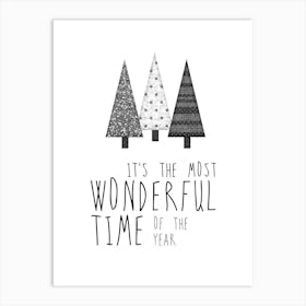 It'S The Most Wonderful Time Of The Year Art Print