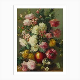 Apple Blossom Painting 1 Flower Art Print