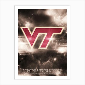 Virginia Tech Hokies Art Print