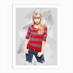 Taylor Swift Full Body Art Print