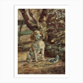 The Artist's Dog Flèche, Henri de Toulouse-Lautrec Art Print
