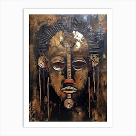 Tribal Symphony: Art and Decor Harmony of Africa Art Print