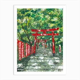 Dazaifu Tenmangu Shrine, Japan Art Print