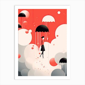 Umbrella Girl Art Print