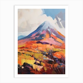 Slieve Donard Northern Ireland Mountain Painting Art Print